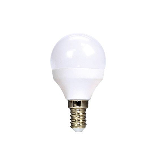 Solight LED žiarovka Ecolux 3-pack , miniglobe, 6 W, E14, 3000K, 450 lm